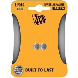 JCB lúgos elemek LR44, buborékcsomagolás 2 db