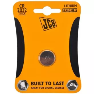 JCB gombelem lítium elem CR2032, buborékcsomagolás 1 db