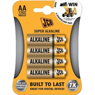 JCB SUPER lúgos elem LR06, buborékcsomagolás 4 db