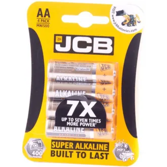 JCB SUPER lúgos elem LR06, buborékcsomagolás 4 db