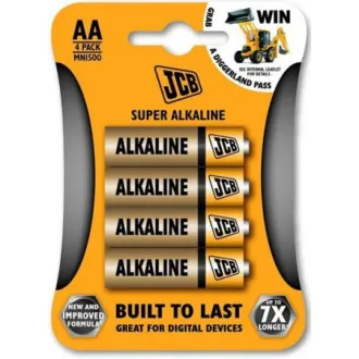 JCB SUPER lúgos elem LR06, buborékcsomagolás 4 db