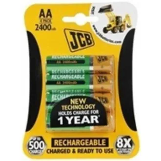 JCB RTU NiMH AA / R06, min.2400mAh, előtöltve, buborékcsomagolás 4 db