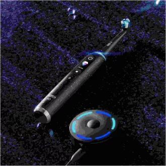 Oral-B iO Series 10 Cosmic Black elektromos fogkefe, mágneses, 7 üzemmód, AI, időzítő, 3D mapping