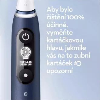 Oral-B iO Series 7 Sapphire elektromos fogkefe, 5 üzemmód, utazótáska, gyorstöltő állomás Oral-B iO Series 7 Sapphire elektromos fogkefe, 5 üzemmód, utazótáska, gyorstöltő állomás
