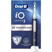 Oral-B iO Series 3 Matt Black elektromos fogkefe, mágneses, 3 üzemmóddal, nyomásérzékelővel