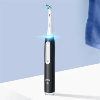 Oral-B iO Series 3 Matt Black elektromos fogkefe, mágneses, 3 üzemmóddal, nyomásérzékelővel - Felbontott Oral-B iO Series 3 Matt Black elektromos fogkefe, mágneses, 3 üzemmóddal, nyomásérzékelővel - Felbontott