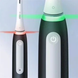 Oral-B iO Series 3 Matt Black elektromos fogkefe, mágneses, 3 üzemmóddal, nyomásérzékelővel - Felbontott Oral-B iO Series 3 Matt Black elektromos fogkefe, mágneses, 3 üzemmóddal, nyomásérzékelővel - Felbontott