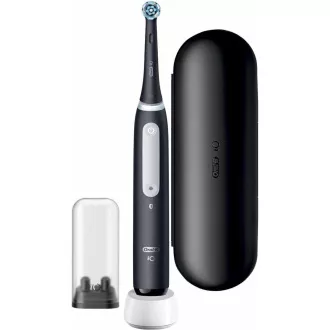 Oral-B iO4 Matt Black elektromos fogkefe, mágneses, időzítő, nyomásérzékelő, mobilalkalmazás, fekete Oral-B iO4 Matt Black elektromos fogkefe, mágneses, időzítő, nyomásérzékelő, mobilalkalmazás, fekete