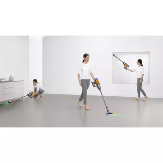 Dyson V12 Detect Slim Absolute 2023, vezeték nélküli porszívó, megvilágítási technológia, 3 üzemmód, LCD kijelző Dyson V12 Detect Slim Absolute 2023, vezeték nélküli porszívó, megvilágítási technológia, 3 üzemmód, LCD kijelző