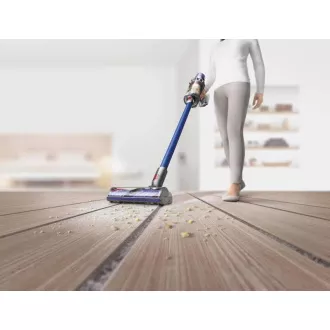 Dyson V11 Absolute vezeték nélküli porszívó, Li-Ion akkumulátor, LCD kijelző, 3 üzemmód, gyűjtőtartály, kék/ezüst színű - Felbontott