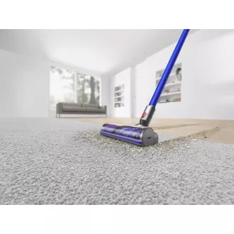 Dyson V11 Absolute vezeték nélküli porszívó, Li-Ion akkumulátor, LCD kijelző, 3 üzemmód, gyűjtőtartály, kék/ezüst színű - Felbontott
