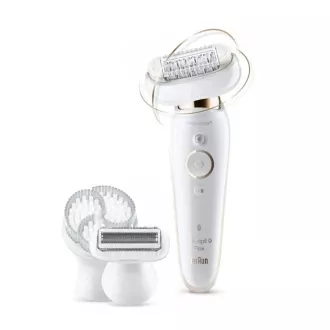Braun Silk-épil 9 Flex SES 9030 3D epilátor, vízálló, SensoSmart technológia, ergonomikus fogantyú, fehér/arany színben. Braun Silk-épil 9 Flex SES 9030 3D epilátor, vízálló, SensoSmart technológia, ergonomikus fogantyú, fehér/arany színben.