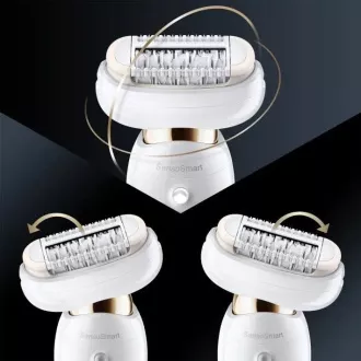 Braun Silk-épil 9 Flex SES 9030 3D epilátor, vízálló, SensoSmart technológia, ergonomikus fogantyú, fehér/arany színben. Braun Silk-épil 9 Flex SES 9030 3D epilátor, vízálló, SensoSmart technológia, ergonomikus fogantyú, fehér/arany színben.