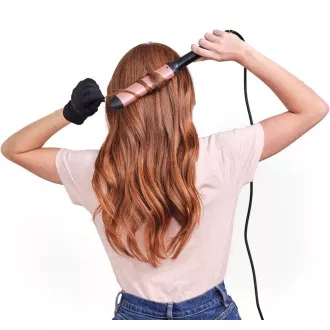 BaByliss C457E hajsütővas, 6 teljesítményfokozat, fekete / rózsaarany