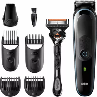 Braun Multigroomer 5 MGK5355 7in1 szakáll- és szőrtrimmer, 13x hosszbeállítás, Gillette Braun Multigroomer 5 MGK5355 7in1 szakáll- és szőrtrimmer, 13x hosszbeállítás, Gillette