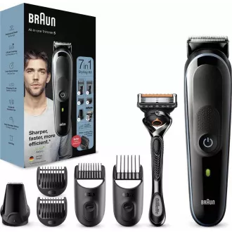 Braun Multigroomer 5 MGK5355 7in1 szakáll- és szőrtrimmer, 13x hosszbeállítás, Gillette Braun Multigroomer 5 MGK5355 7in1 szakáll- és szőrtrimmer, 13x hosszbeállítás, Gillette