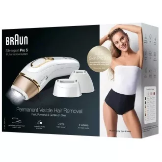 Braun Silk-expert Pro 5 PL5243 IPL epilátor, test, bőrtónus érzékelő, UV szűrő, 3 fej Braun Silk-expert Pro 5 PL5243 IPL epilátor, test, bőrtónus érzékelő, UV szűrő, 3 fej