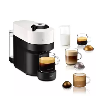 Krups Nespresso XN920110 Vertuo Pop Vertuo Pop kapszulás kávéfőző, 1500 W, Wi-Fi. Bluetooth, 4 kávéméret, fehér - Felbontott Krups Nespresso XN920110 Vertuo Pop Vertuo Pop kapszulás kávéfőző, 1500 W, Wi-Fi. Bluetooth, 4 kávéméret, fehér - Felbontott