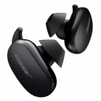 Bose QuietComfort fülhallgató vezeték nélküli fejhallgató, True Wireless, IPX4, érintésvezérlés, StayHear technológia, Fekete
