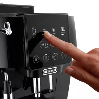 DeLonghi ECAM 220.21.B Magnifica Start automata kávéfőző, 1450 W, 15 bar, beépített daráló, gőzfúvóka, fekete színű