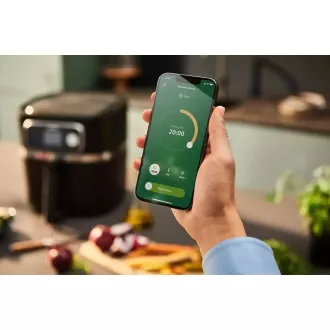Philips 7000 Series Airfryer Combi XXL Connected HD9880/90 forrólevegős fritőz, 2200 W, Wi-Fi, automatikus programok