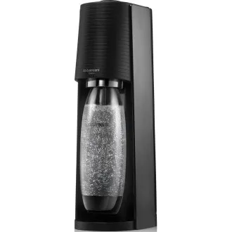 SodaStream Terra Black szódakészítő, mechanikus, 2x 1l SodaStream Fuse palack, CO2 palack, fekete - Használt SodaStream Terra Black szódakészítő, mechanikus, 2x 1l SodaStream Fuse palack, CO2 palack, fekete - Használt