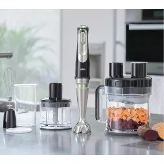 Braun MQ9195XLI botmixer, 1200 W, ActiveBlade, fokozatmentes sebességszabályozás, SmartSpeed, széleskörű tartozékok