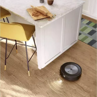 iRobot Roomba Combo j5 robotporszívó felmosóval, vSLAM navigációval, AeroForce szűrővel, iRobot Home alkalmazással, fekete színben iRobot Roomba Combo j5 robotporszívó felmosóval, vSLAM navigációval, AeroForce szűrővel, iRobot Home alkalmazással, fekete színben