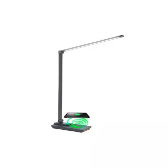 Orava LED asztali lámpa vezeték nélküli telefontöltővel, Qi technológiával, 24 W, 30.000 h, érintésvezérléssel Orava LED asztali lámpa vezeték nélküli telefontöltővel, Qi technológiával, 24 W, 30.000 h, érintésvezérléssel