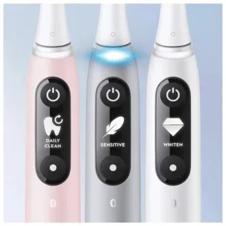 Oral-B iO Series 6s elektromos fogkefe, időzítő, nyomásérzékelő, 5 program, Oral-B alkalmazás, szürke színű Oral-B iO Series 6s elektromos fogkefe, időzítő, nyomásérzékelő, 5 program, Oral-B alkalmazás, szürke színű