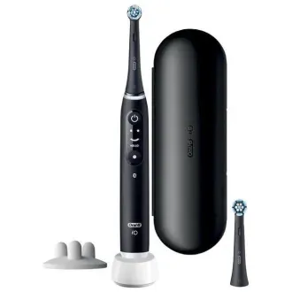 Oral-B iO Series 6s elektromos fogkefe, időzítő, nyomásérzékelő, 5 program, Oral-B applikáció, fekete színű Oral-B iO Series 6s elektromos fogkefe, időzítő, nyomásérzékelő, 5 program, Oral-B applikáció, fekete színű