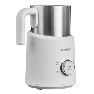 Orava elektromos tejhabosító, 500 W, 4 választható program, 350 ml, fehér színű Orava elektromos tejhabosító, 500 W, 4 választható program, 350 ml, fehér színű
