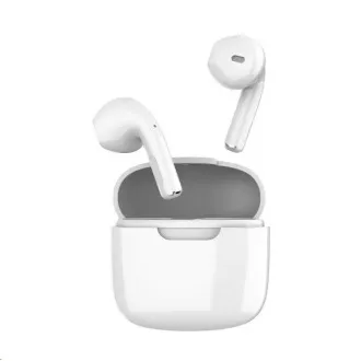 Orava vezeték nélküli fejhallgató mikrofonnal, USB-C, érintésvezérlés, fülbe helyezhető, IPX3, fehér színű