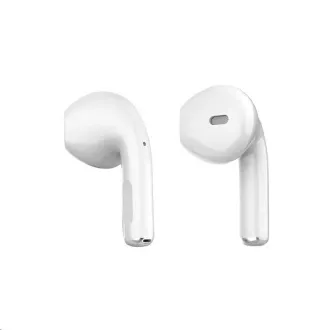 Orava vezeték nélküli fejhallgató mikrofonnal, USB-C, érintésvezérlés, fülbe helyezhető, IPX3, fehér színű