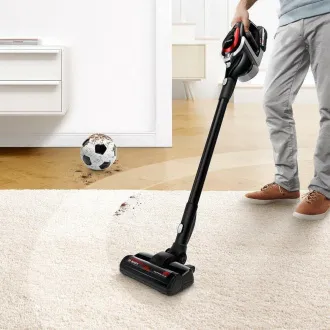 Bosch Unlimited Series 8 botporszívó, vezeték nélküli, 63 dB, zsák nélküli, fekete