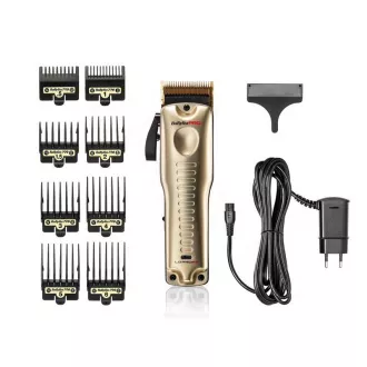 BaByliss Pro 4 FX825GE professzionális trimmer, titán pengék, 3300 mAh akkumulátor, arany színű BaByliss Pro 4 FX825GE professzionális trimmer, titán pengék, 3300 mAh akkumulátor, arany színű