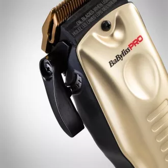 BaByliss Pro 4 FX825GE professzionális trimmer, titán pengék, 3300 mAh akkumulátor, arany színű BaByliss Pro 4 FX825GE professzionális trimmer, titán pengék, 3300 mAh akkumulátor, arany színű