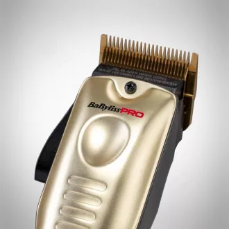 BaByliss Pro 4 FX825GE professzionális trimmer, titán pengék, 3300 mAh akkumulátor, arany színű BaByliss Pro 4 FX825GE professzionális trimmer, titán pengék, 3300 mAh akkumulátor, arany színű