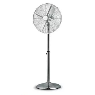 Orava SF-200 X Álló fém ventilátor, 3 sebességfokozat, automatikus forgás, ezüst színű