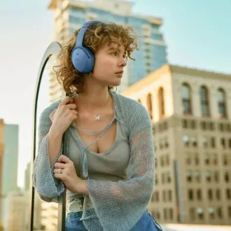 Bose QuietComfort fejhallgató, vezeték nélküli, over-ear, USB-C, ANC, szürkéskék, szürkületkék
