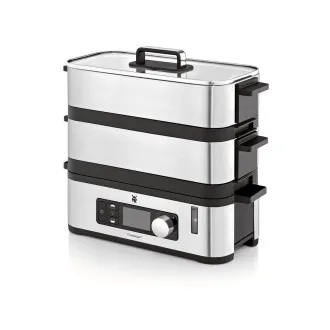WMF KITCHENminis gőzfőző, 900 W, többfogásos előkészítés WMF KITCHENminis gőzfőző, 900 W, többfogásos előkészítés