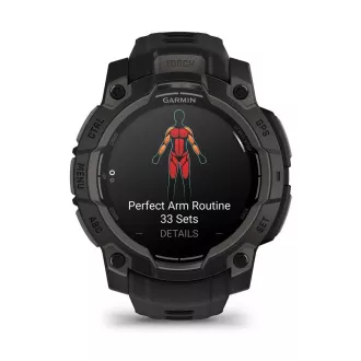 Garmin Instinct 3 - 45 mm, AMOLED, fekete, fekete pánttal Garmin Instinct 3 - 45 mm, AMOLED, fekete, fekete pánttal