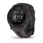 Garmin Instinct E - 45 mm, fekete, szén színű szíjjal