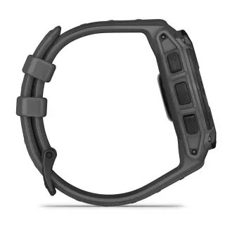 Garmin Instinct E - 45 mm, fekete, szén színű szíjjal