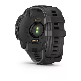 Garmin Instinct E - 45 mm, fekete, szén színű szíjjal