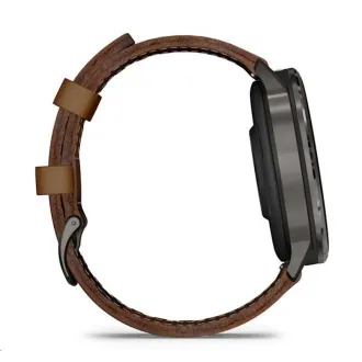 Garmin Venu 4 (45 mm) Slate / Fekete szilikon szíj és barna bőrszíj, EU Garmin Venu 4 (45 mm) Slate / Fekete szilikon szíj és barna bőrszíj, EU