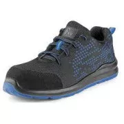 CXS TEXLINE VIS S1 alacsony cipő, fekete-kék, 42-es méret