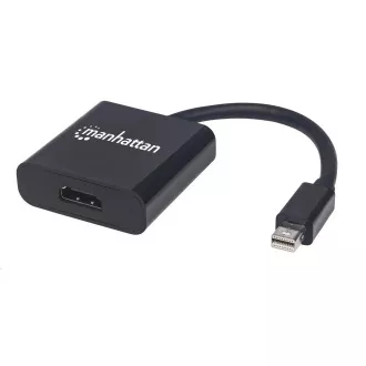 MANHATTAN Adapter mini DP HDMI-re, aktív, fekete, fekete