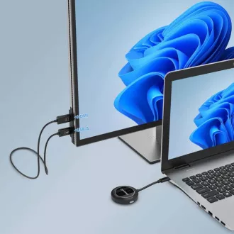 MANHATTAN HDMI vezeték nélküli prezentációs készlet, 1080p, Fekete