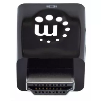 Manhattan HDMI-VGA adapter, mikro átalakító, HDMI férfi VGA női VGA-ra, audió, fekete